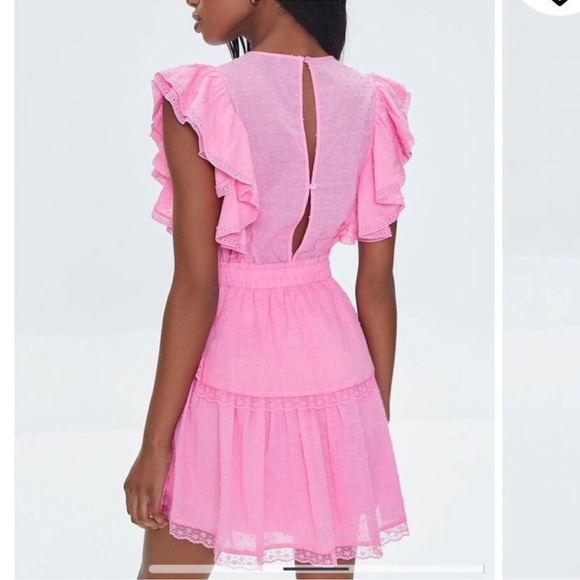 Pink Ruffle Dress - Picture 3 of 6
